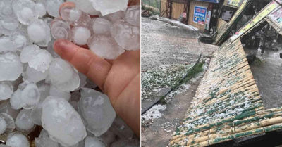 Giông lốc, mưa đá làm hư hỏng gần 400 ngôi nhà ở Điện Biên và Sơn La