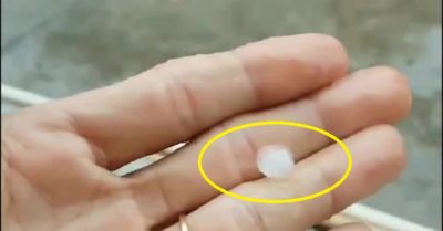 TP.HCM: Xuất hiện mưa đá kéo dài 2 phút