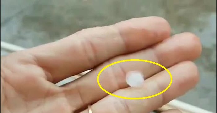 TP.HCM: Xuất hiện mưa đá kéo dài 2 phút