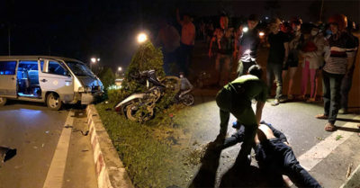 Tai nạn giao thông nguy kịch ở Quãng Ngãi, không gọi được 115