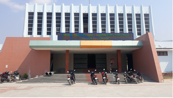 Trung tâm Văn hóa - thông tin - thể thao huyện Tuy Phước, nơi ông Võ Tuấn Khanh giữ chức giám đốc.