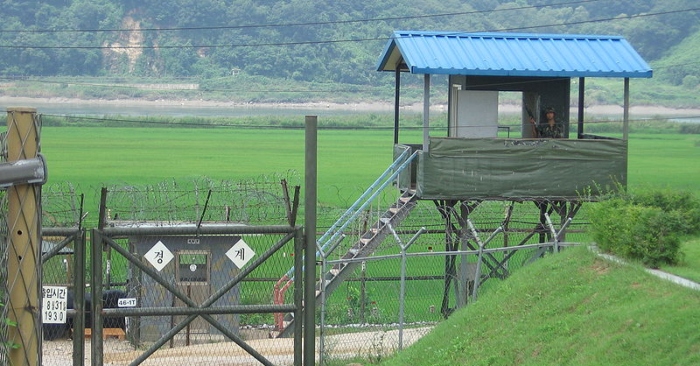 Căng thẳng ở biên giới liên Triều.