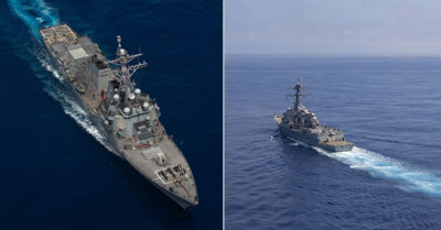 Tàu chiến Mỹ áp sát Thượng Hải khi Trung Quốc đang tập trận