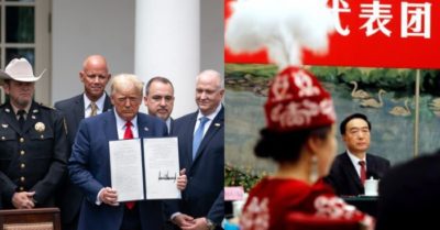 Ông Trump ký luật trừng phạt quan chức Trung Quốc