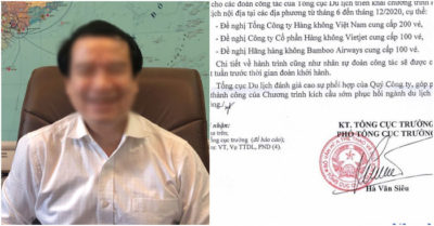 Tổng cục Du lịch rút lại văn bản xin 400 vé máy bay