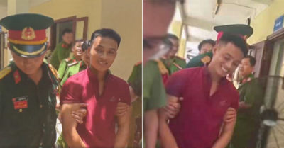 Video: Triệu Quân Sự tươi cười khi bị dẫn về trại, nằng nặc đòi gặp mẹ