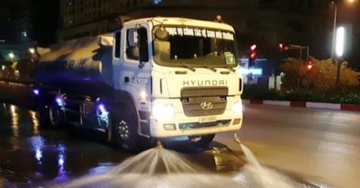 Hà Nội rộng tay chi 114 tỷ đồng rửa đường dịp nắng nóng