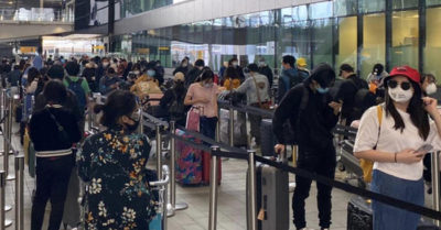 Ca nhiễm thứ 239 là du học sinh về từ Anh