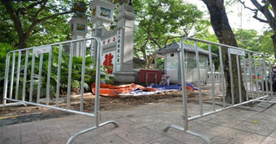 Thực hư đào đường điện, phát hiện 7 ngôi mộ cổ ở đền Ngọc Sơn