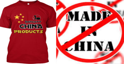 Trung Quốc tự sản xuất áo phông ‘Tẩy chay Trung Quốc’ bán cho dân Ấn Độ