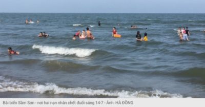 Sáng sớm đi tắm biển, hai người đuối nước thương tâm