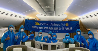 Lần đầu sau 5 tháng, Việt Nam chở khách đi Trung Quốc