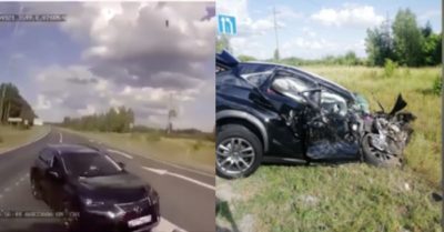 Video: Giây phút ô tô chở ba mẹ con đối đầu với xe bồn