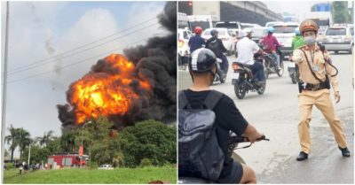 Cập nhật trưa 9/7: Cháy kho hóa phẩm ở Long Biên – chất độc hại vượt ngưỡng 17 lần; quy định mới CSGT được dừng xe kiểm tra