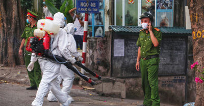 Hà Nội phong tỏa ngõ 466 Hoàng Hoa Thám vì ca dương tính nCoV về từ Đà Nẵng