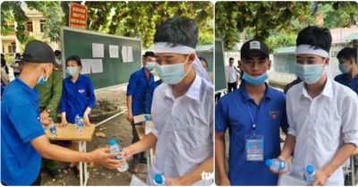 Cha mất vì trọng bệnh, nam sinh nén đau đội khăn tang đi thi tốt nghiệp