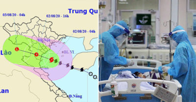 Cập nhật sáng 2/8: Thêm 4 người mắc Covid-19; Bão số 2 cách bờ 120km gây mưa lớn từ Thanh Hóa đến Quảng Bình