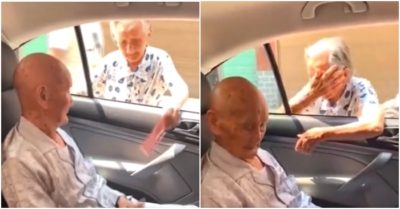 Video em gái 96 tuổi dúi vào tay anh trai ít tiền: ‘Anh mua đồ ngon mà ăn’