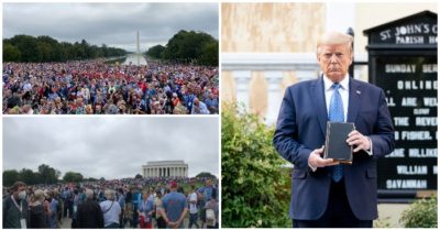Hàng ngàn người cầu nguyện cho Trump: ‘Hãy làm nước Mỹ tín Thần trở lại’