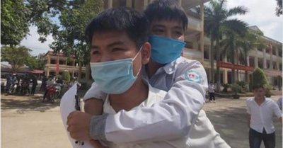 Đại học Y Thái Bình miễn toàn bộ học phí cho thí sinh ’10 năm cõng bạn đến trường’