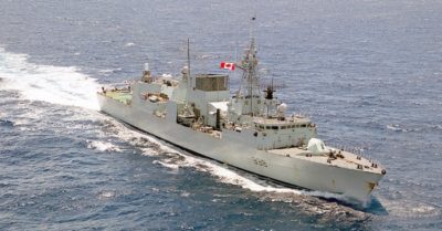 Tàu chiến Canada đi qua eo biển Đài Loan giữa lúc căng thẳng với Trung Quốc gia tăng