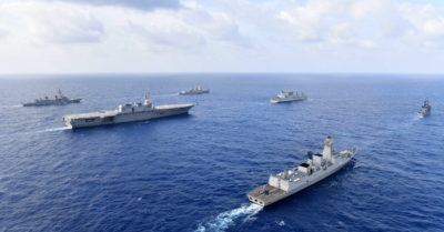 Các nước phương Tây cùng điều tàu chiến đến Biển Đông, thách thức Trung Quốc