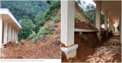 Sạt lở đồn biên phòng ở Quảng Nam, hàng chục quân nhân sơ tán trong đêm