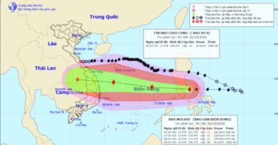 Bão số 8 tan thành áp thấp, bão số 9 giật cấp 14 đe dọa Biển Đông