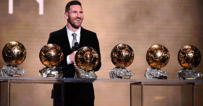 Lionel Messi 6 quả bóng vàng