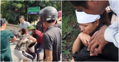 Video người thân khóc ngất khi tìm thấy thi thể nữ sinh Học viện Ngân hàng