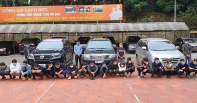 Bắt 20 người Trung Quốc nhập cảnh trái phép trên cao tốc Hà Nội – Hải Phòng