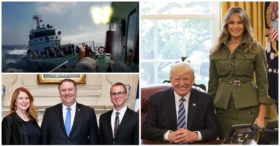 Thế giới sáng 21/10: Mỹ tố Trung Quốc vi phạm trắng trợn Công ước về Luật Biển; Đệ nhất phu nhân Mỹ ho dai dẳng