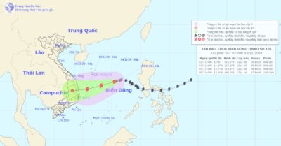Chuyên gia nhận định bão số 10 đã giảm cấp rất nhiều, suy yếu thành áp thấp nhiệt đới khi vào bờ