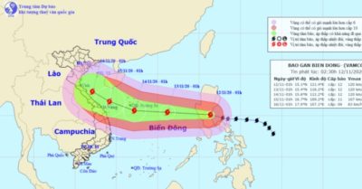 Bão Vamco giật cấp 15 đổ bộ Philippines, chuẩn bị vào Biển Đông