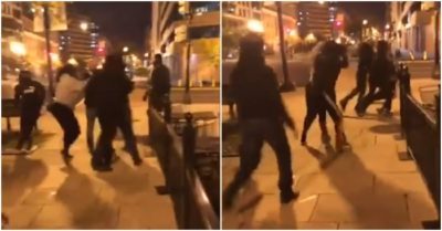 Bốn người ủng hộ ông Trump bị đâm bên ngoài Nhà Trắng