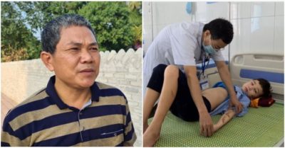 Người cưu mang kể lại giây phút gặp cậu bé đói lả sau khi trốn khỏi quán bánh xèo Miền Trung