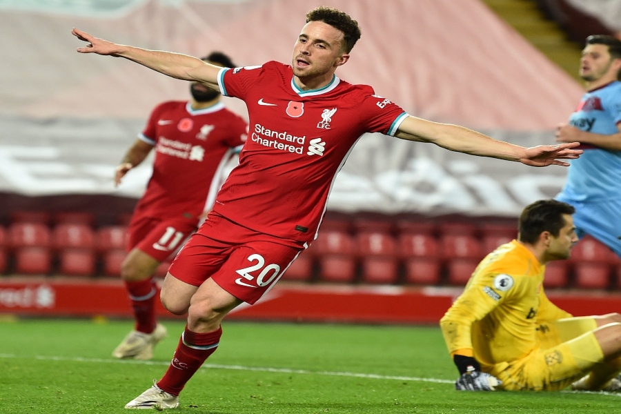 Diogo Jota đang có phong độ rất tốt tại Liverpool