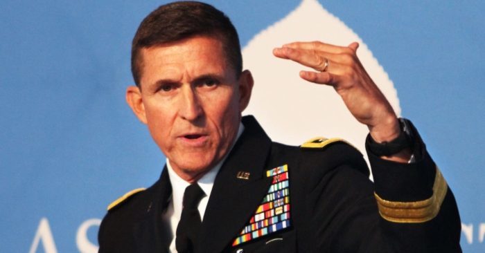 Cựu Cố vấn An ninh Quốc gia, tướng Michael Flynn (ảnh: Bộ Quốc phòng).