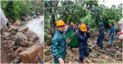 Cứu mẹ, 3 cha con bị lũ cuốn trôi thiệt mạng