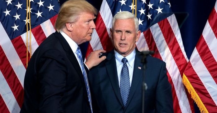 Tổng thống Donald Trump và Phó Tổng thống Mike Pence (ảnh: Gage Skidmore/ wikimedia).