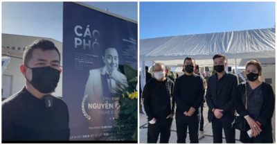 Danh hài Nhật Cường bay 6 tiếng đến tang lễ tiễn biệt Chí Tài