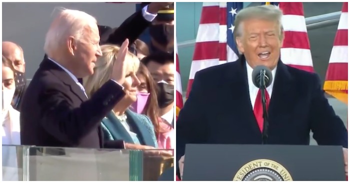 Ngày 20/1/2021, ông Joe Biden tuyên thệ nhâm chức tổng thống Mỹ; còn ông Donald Trump nói ông sẽ sớm trở lại