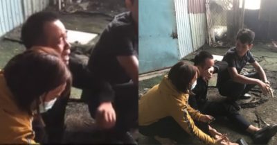 Chủ cửa hàng xe máy gục ngã, bật khóc nhìn tài sản tiền tỷ chìm trong lửa