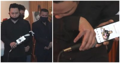 Clip: Con gái Vân Quang Long thực hiện mong ước nghẹn ngào con hát bên linh cữu ba