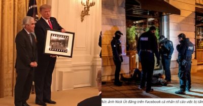 Nick Út bị đánh sau khi nhận giải từ TT Trump: Hắn làm bể máy ảnh, khiến tôi bị thương ở xương sườn