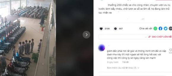 quà Tết, thưởng Tết, thưởng Tết bằng xe máy