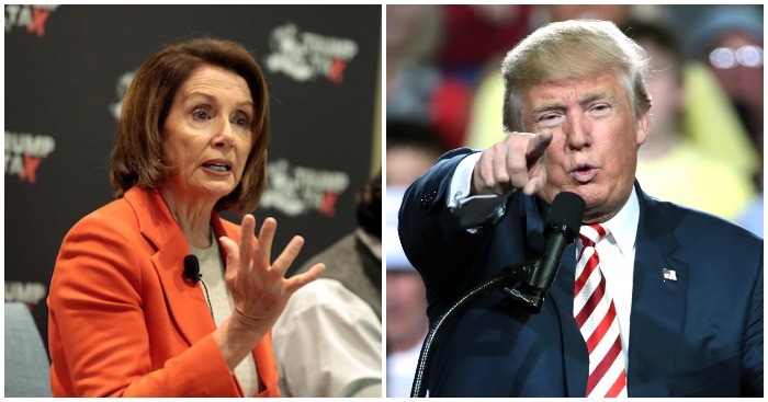 Chủ tịch Hạ viện Nancy Pelosi và Tổng thống Mỹ Donald Trump