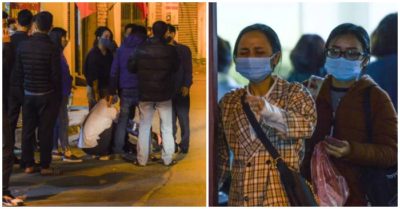 Bố của 2 anh em ruột mất trong vụ cháy do hoá vàng ngã quỵ, gào khóc trước cổng nhà tang lễ