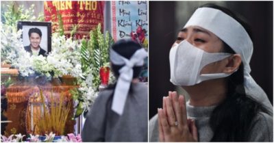 Vợ sắp cưới suy sụp, bố mẹ lặng người bên linh cữu diễn viên Hải Đăng