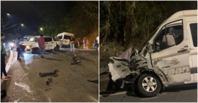 Xe container gây tai nạn liên hoàn trên đèo Bảo Lộc, nhiều người bị thương